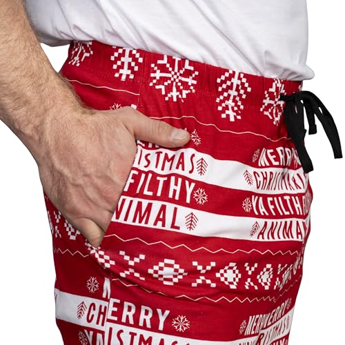 Ya Filthy Animal Merry Christmas Adult Sleep Lounge Pants - Festive Unisex Pajama Bottoms4