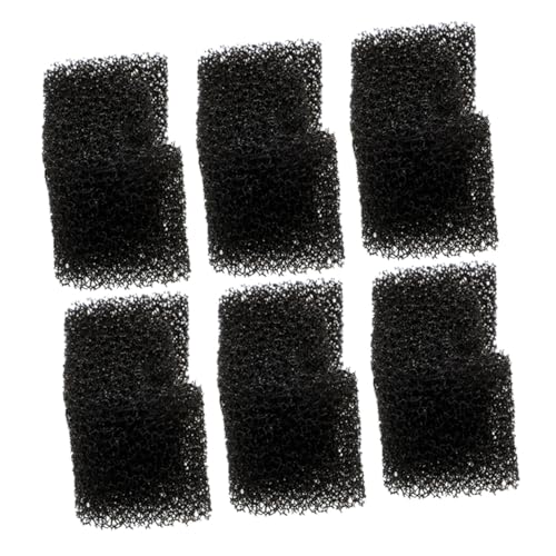 JEWEDECO 6個 ペット給水器用字型スポンジフィルター 猫噴水交換用フィルター 素材で簡単取付け 清潔水供給維持 ペット飲水衛生管理用品