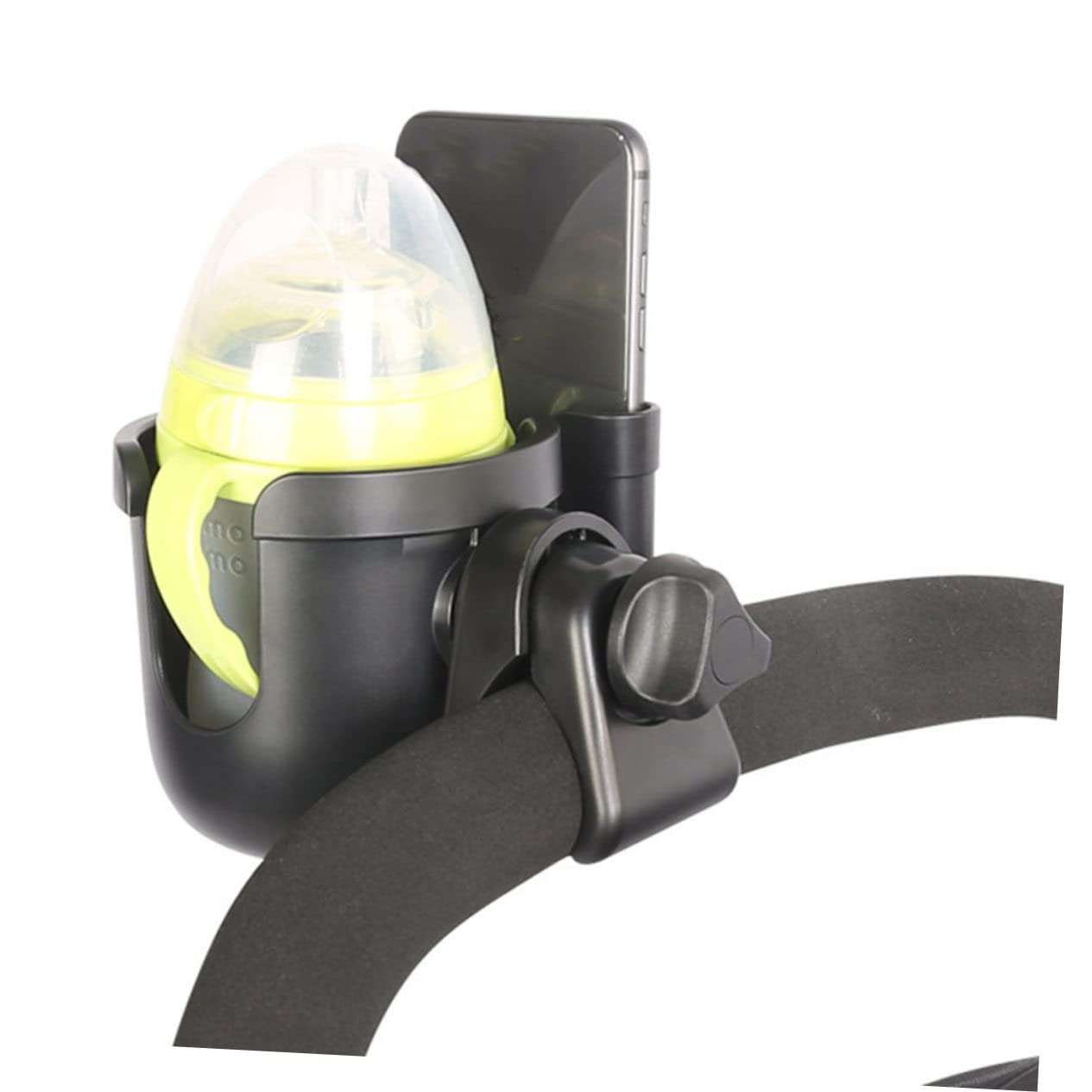 TOYANDONA 1pezzi Supporto Per Bicchieri e Bottiglie Per Passeggini Portabicchieri e Box Per Telefono Accessorio Pratico e Resistente Per Mamme Viaggio