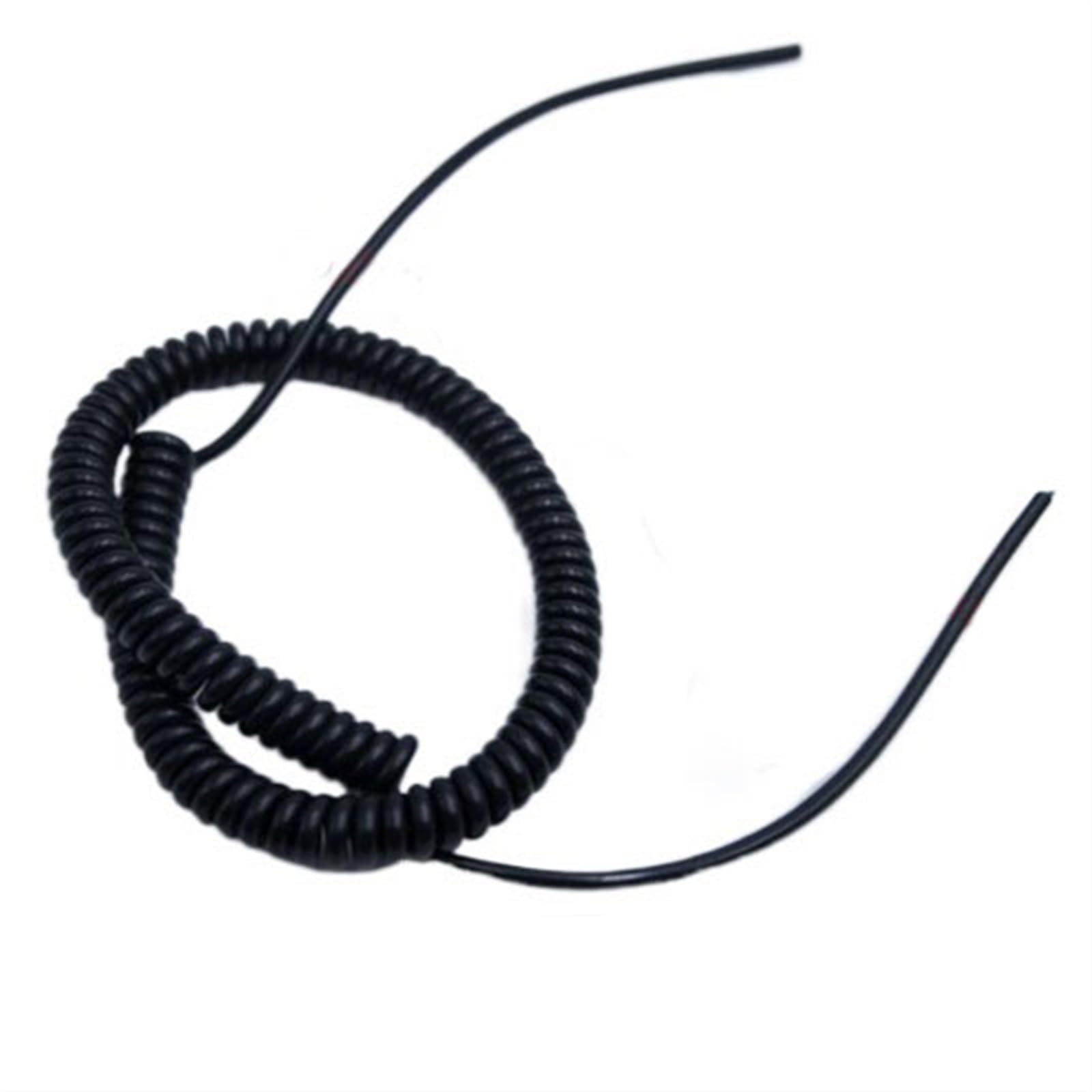 Outdoor Extension 6 Core to 26 Core Coiled Cable Spiral Cord for Manual Pulse Generator CNC Electronic Handwheel Spring Wire Cable Solar sheathed(15 Core)