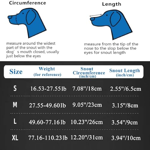 Dog Muzzle, Soft Rubber Safety Basket, Comfortable and Breathable, Adjustable Dog Muzzle Straps to Prevent Eating, Biting and Chewing, Suitable for Small and Medium-Sized Dogs Protective Mask Dog Muzzle, Soft Rubber Safety Basket, Comfortable and Breathable, Adjustable Dog Muzzle Straps to Prevent Eating, Biting and Chewing, Suitable for Small and Medium-Sized Dogs Protective Mask