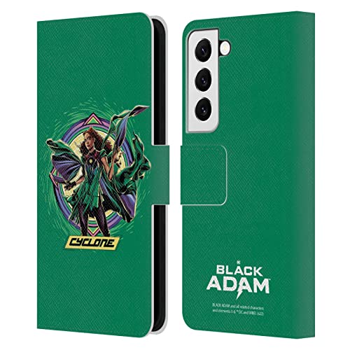 Étui Portefeuille Samsung Galaxy S22 5G Black Adam Cyclone Housse Protection Intégrale