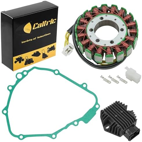 2002 Honda Cbr954rr Stator & Regulator Rectifier Kit For Honda CBR900RR Fireblade 1996-1999 - Includes Gasket Caltric Charging System - Foto 10
