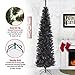 National Tree Company Artificial Christmas Tree, Black Tinsel, Includes Stand, 7 feet