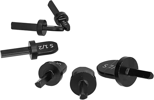 Miniatura 8 de Juego de 6 brocas de herramientas de estampación de tubos de cobre, herramientas de encendido manual profesional, 14 38 12 58 34 78