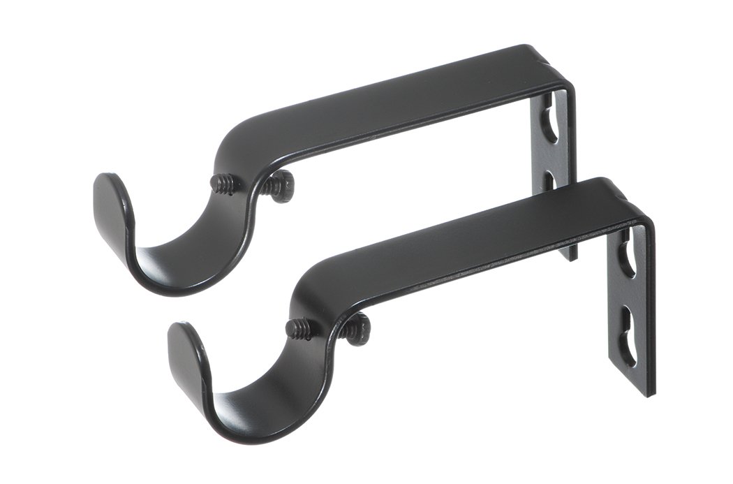 Ivilon Warm Gold Curtain Rod Brackets - Set of 2 -20 Ivilon Warm Gold Curtain Rod Brackets - Set of 2 -20