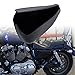 NAAMOTOMOX 1pc Glossy Black Left Side Battery Cover + 1pc Motorcycle Right Side Solo Saddle Bag and Pannier Storage Compatible with Harley Sportster 2014-2022 XL883 XL1200