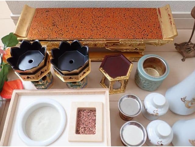 仏具＆神具セット 15点 お盆 供養 神事 法要 仏教 神道 佛具 お