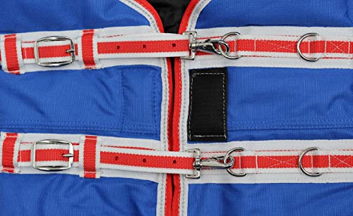 Couverture d'isolation pour cheval haut de gamme 1200D Ripstop imperméable - 5