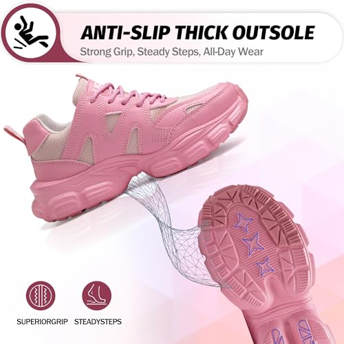Image of Breathable Steel Toe Sneakers for Women Lightweight Puncture Proof Work Shoes Non Slip Safety Tennis Shoes Comfortable for Construction Industrial Warehouse