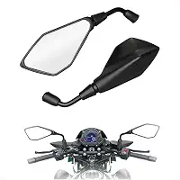 Espelho Retrovisor Esportivo Pentagonal Estilo Esportivo – Par com Rosca 10mm
