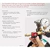 DiversiTech DP-1 Nitrogen Purge Tool, Essential HVAC Equipment for Air Conditioning System Maintenance, Durable Aluminum, Red