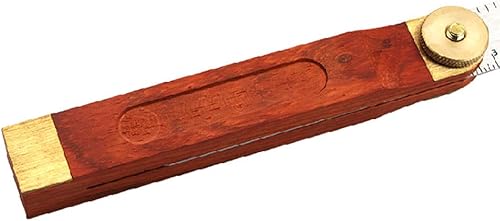 Miniatura 4 de Medidor deslizante en T, buscador de ángulo de bisel en T con mango de madera, regla de medición de carpintería con mecanismo de bloqueo y escalas