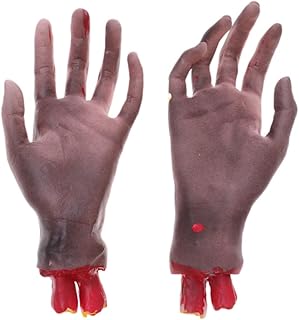 CORHAD Severed Fingers Halloween Prop Realistic Fake Hand for Carnival Club Decorations Prank Propshaunted House Decor - Buy now