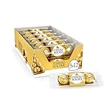 FERRERO ROCHER Fine Hazelnut Milk Chocolate; 3 Individually Wrapped Chocolates; 12 packs; 450g FERRERO ROCHER Fine Hazelnut Milk Chocolate; 3 Individually Wrapped Chocolates; 12 packs; 450g