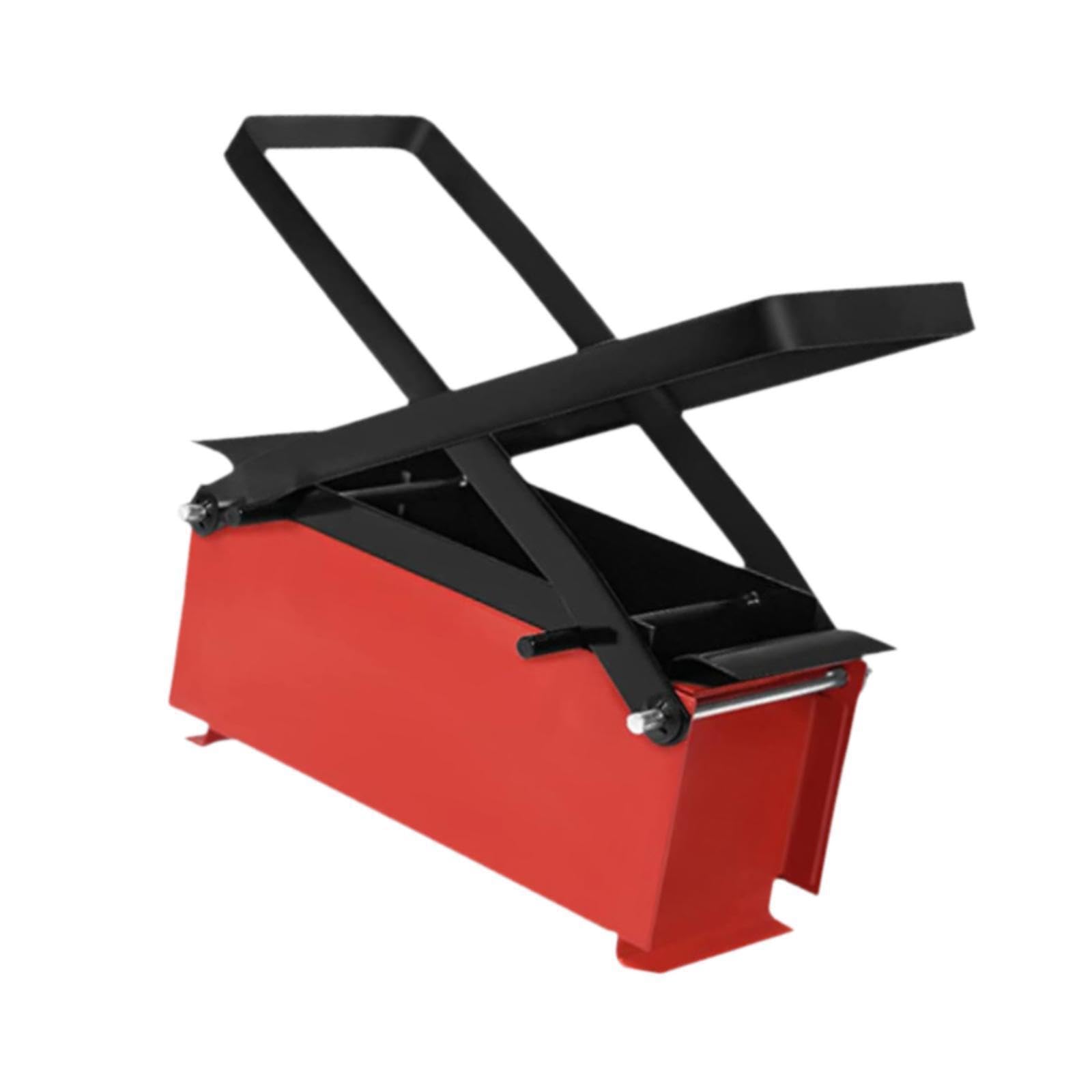 Piccola macchina per bricchette di giornali, prodotto pratico ed efficiente per creare blocchi di carta compatti per riscaldare ovunque. Macchina per pressatura