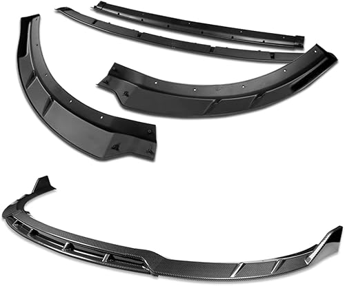 Miniatura 3 de Q1-TECH - Difusor de 10 piezas para parachoques delantero y falda lateral, compatible con Dodge Charger SRT 2015, 2016, 2017, 2018, 2019, 2022,