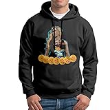 VenC Men's Hooded Sweatershirts Hoodies Ronda Rousey DBZ Black XL