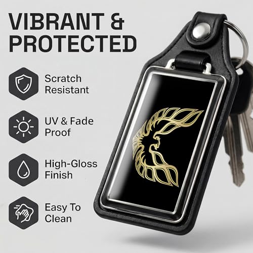 Image of Brotherhood Car Key Chain for Trans Am Firebird - Classic Models Keychain for Men and Women Gift Key Ring