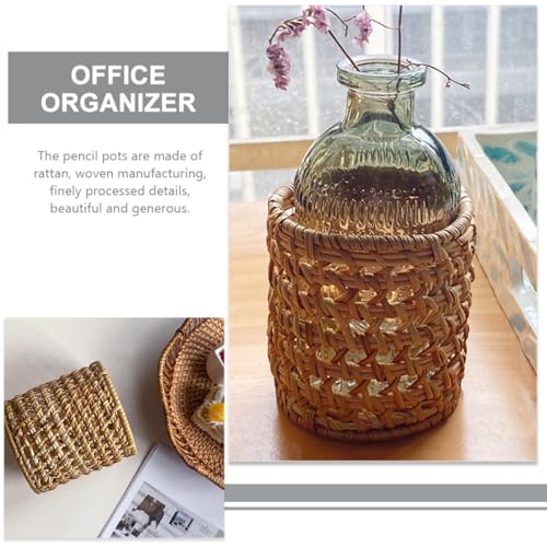 Organiseur bureau polyvalent naturel pour coiffeuse et table
