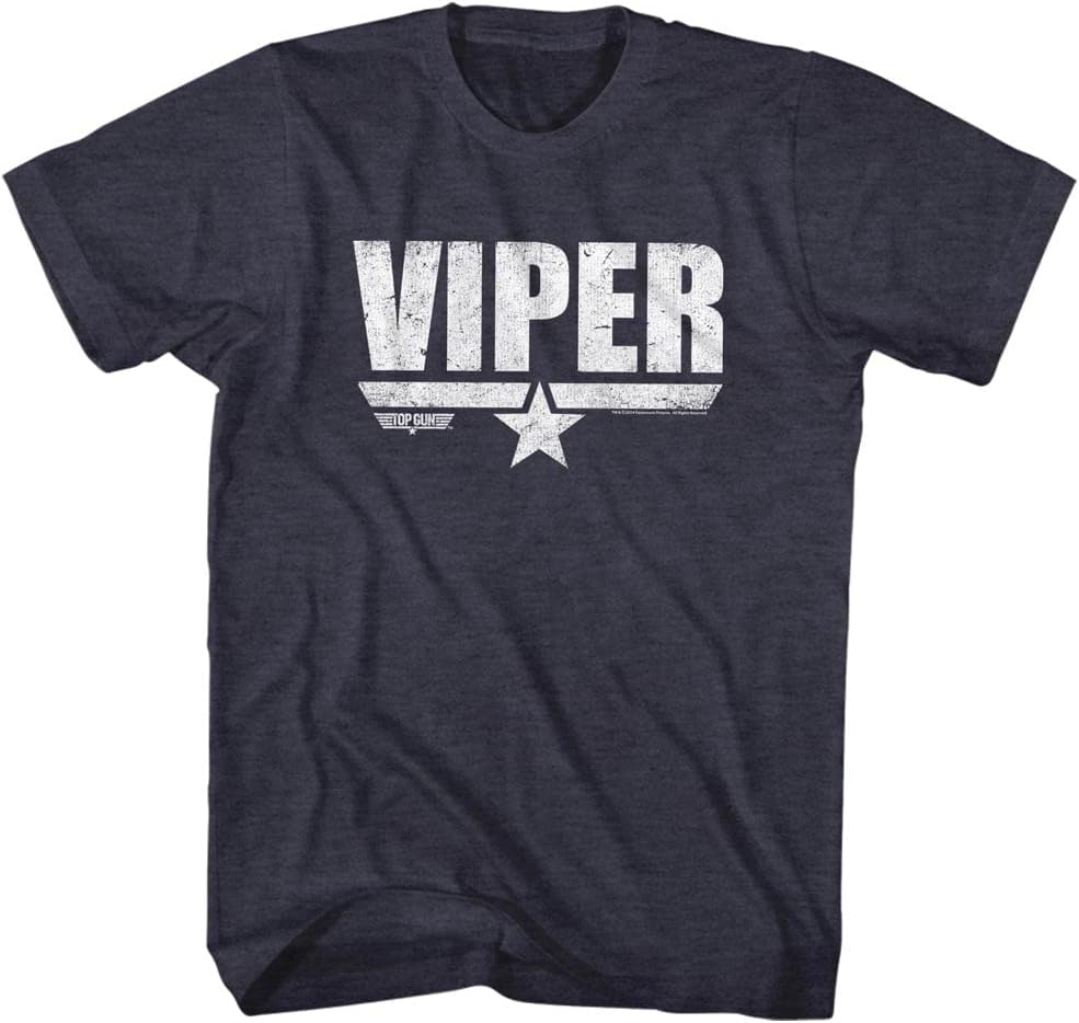 American ClassicsTop Gun Movie Action Drama Viper Navy Heather Adult T-Shirt Tee
