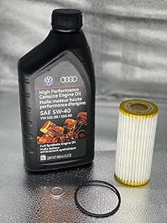 AUDI Genuine Oil Change Kit Filter, Gasket, and 6 qts of Oil