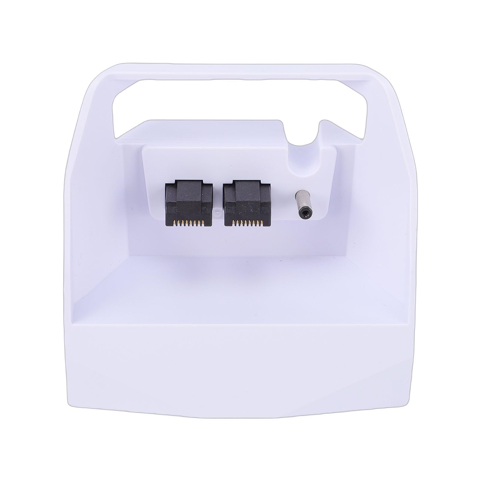 Ejoyous Gigabit-Dockingstation Passend für Mini-Router, ABS-Router-Gigabit-Dock mit 1 WAN- und 3 LAN-Ports, 10 100 1000 Mbit/s Wandmontage-Ethernet-Netzwerk-Expander-Hub für Zuhause, Wohnmobil,