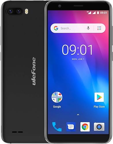 CELINEZL Mobile Phone Dual Back Camera  Face Identification  5 5 Pollici Android 8 1 MTK6739 Quad-Core 64-Bit Fino 1 3 GHz  Rete  4G  Dual SIM  Colore Black 