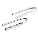 Sterling Silver Flattened Hammered Line 13mm Arc Minimalist Line Earrings Horseshoe Wishbone Earrings