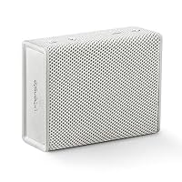Urbanista Sydney Bluetooth Pocket Speakers, IPX5 Water Resistant, 2.22WH, Powerful Bass, BT 5.0, Up to 5hrs Playtime, Micro USB, AUX Input, in-Built Noise Cancelling Mic (White Mist)