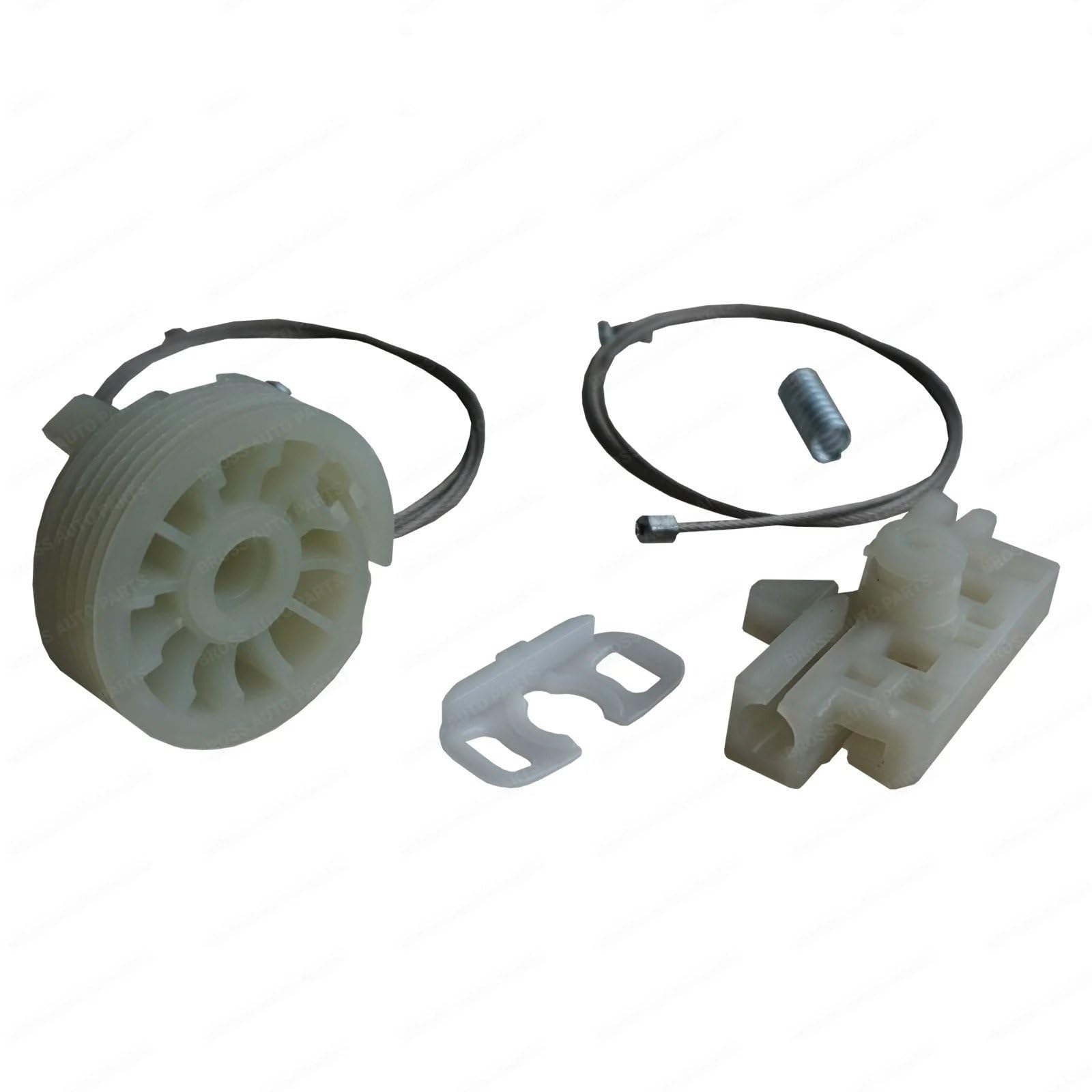 Compatible con Fiat para Grande para Punto 199 2005 2006 2007 2008 2009 2010 2011 2012-2020 Juego De Reparación De Elevalunas Delantero Izquierdo 51723318 Auto Elevalunas