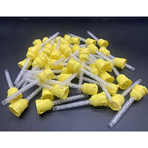 Punte per miscelazione dentale – 100 applicatori intra orali usa e getta per impronte dentali precise e applicazione di materiali