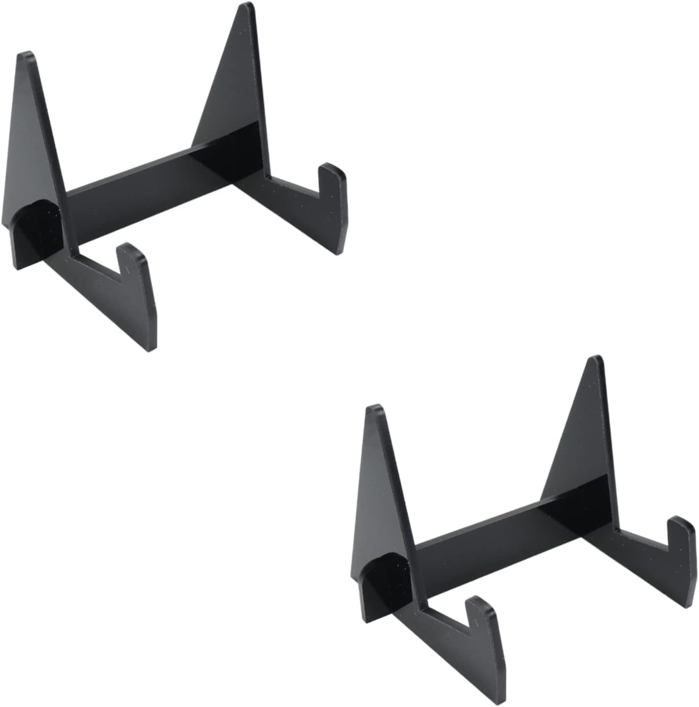 Dnyta Acrylic Desktop Bookcase Black Storage Organizer Book