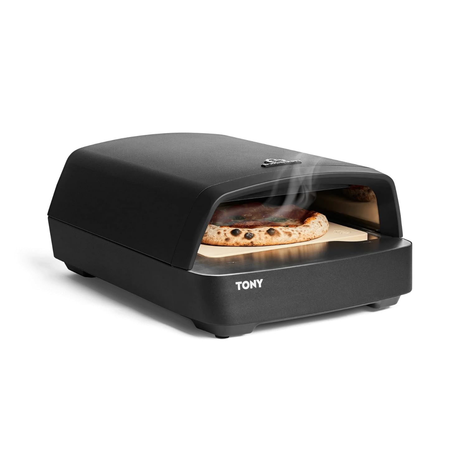 BURNHARD Pizzaofen Gas-TONY 450 °C Tragbarer 5,9 kW Outdoor Ofen