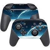MightySkins Skin Compatible with Nintendo Switch Pro Controller - Outer Space | Protective, Durable,...