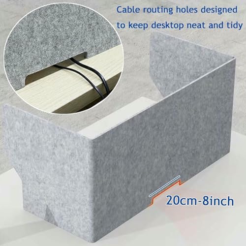 Diviseur de bureau d'absorption sonore pour retrouver le calme