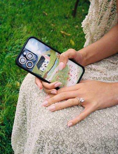 Image of Wildflower Cases - Compatible with iPhone 16 | Protective Black Bumper, 6.5ft Drop Test Certified, Women Owned Small Business | Cottage Nature Green Trendy Cute | Collab - Nara Smith