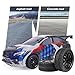 Hobbypark (4-Pack) OD 2.56''(65mm) Rubber Tires & Wheels 12mm Hex Drive Hub for 1/10th Scale RC Touring Car