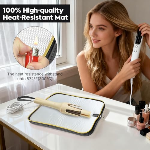 Bolsa organizadora para herramientas de cabello negra miniatura 4