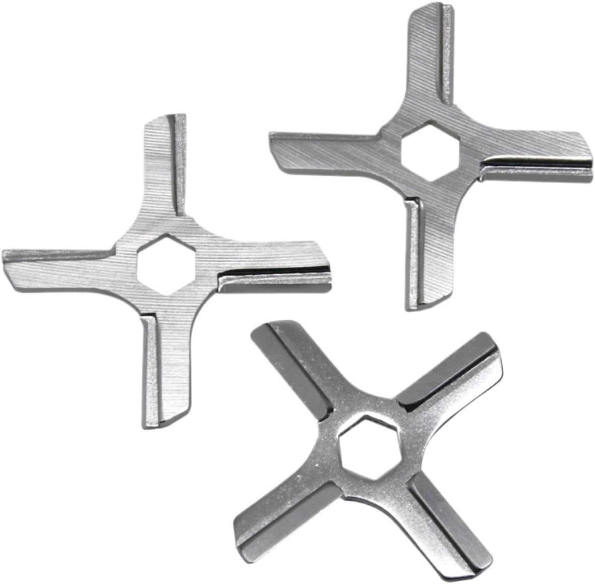 3PCS Meat Grinder Blade Mincer Knife with Hexagon Hole