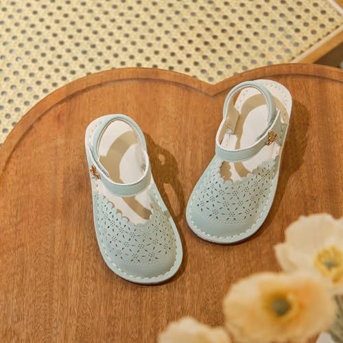 Image of THEE BRON Toddler Girls Espadrilles Sandals Hollow Out Rustic Dress Shoes