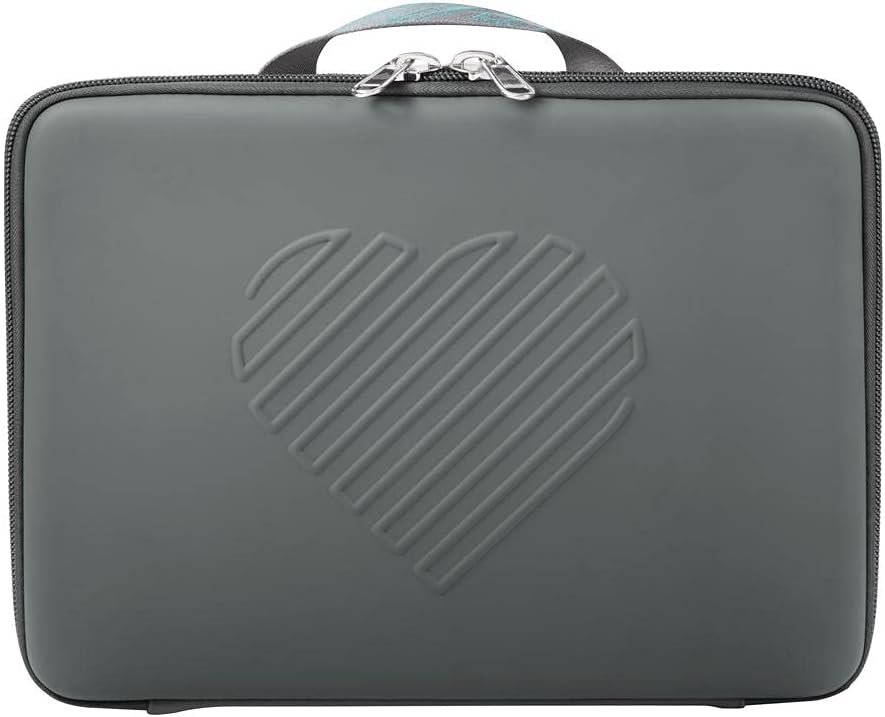 RIKI SKINNY Vanity Mirror Carry Case (Small), Multifunctional Makeup Bag, Light Weight and Portable, Protect the Makeup Mirror from Shattering (Grey)