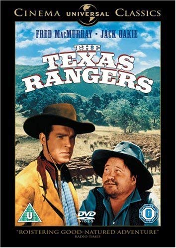 Texas Rangers DVD Película del Oeste Reino Unido Formato Físico Colección
