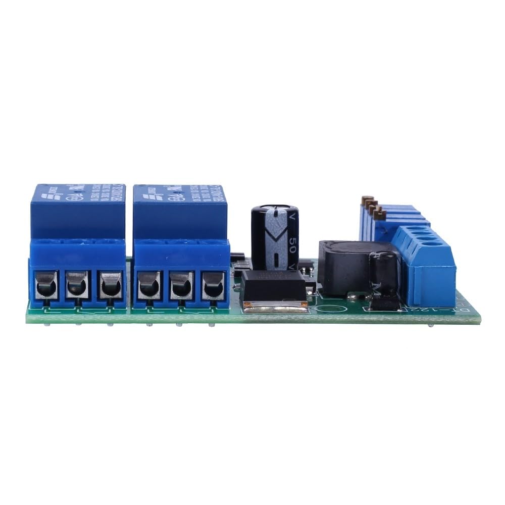 Comparatore di Tensione,Modulo Relè a 2 Canali DC 5V 12V 24V 2-CH Limite DT-122 Rilevatore di Soglia Segnale di Tensione