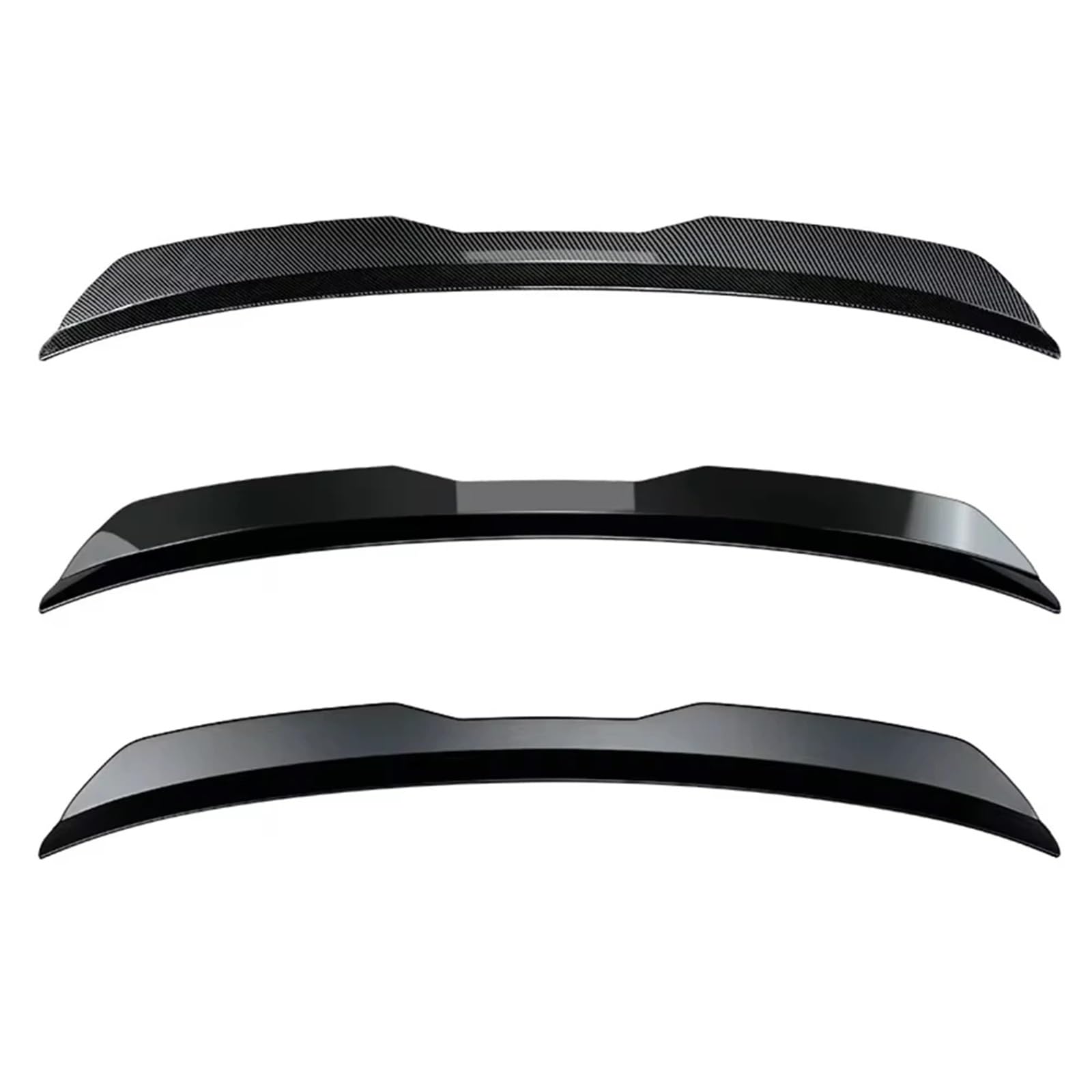 spoiler samochód warga ochronna Pasuje do VW Pasuje do Golfa MK5 MK6 MK7 MK7.5 MK8 Pasuje do GTI Hatchback Tylna klapa bagażnika Spoiler dachowy Skrzydło(Glossy Black)