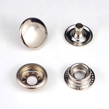 Argent Gleam　カスタム（ジャンパーホックリペア済み） Amazon.co.jp: ジャンパーホック 大 7050 15mm (シルバー, 10