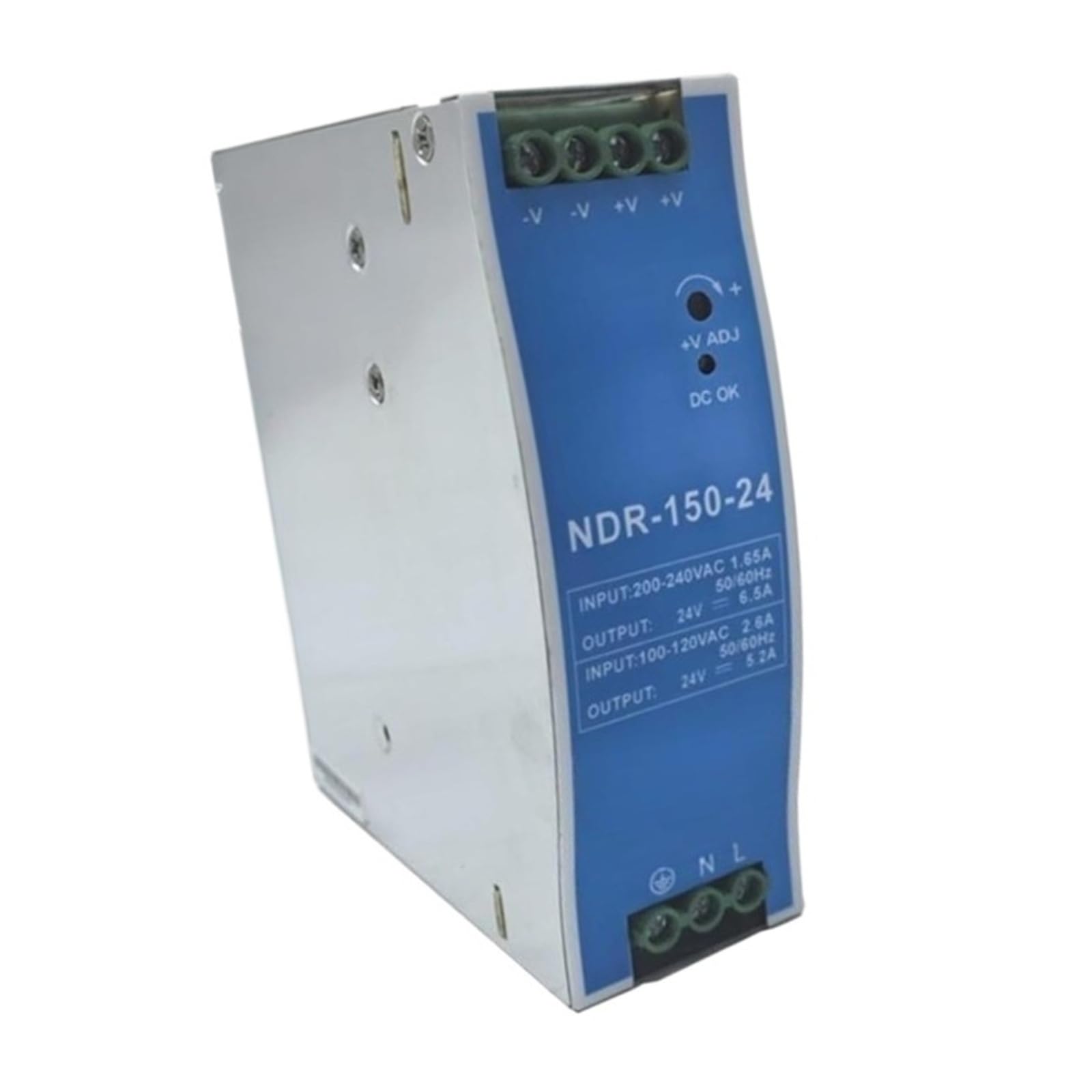 Alimentation sur rail DIN 24V NDR-150-24 haute performance