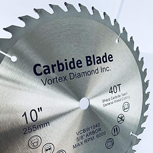 Alskar Diamond Wsb 10 Inch 40 Teeth Tct General Purpose Hard & Soft Wood Cutting Circular Saw Blade (10 Inch 40 Teeth) #TOP2