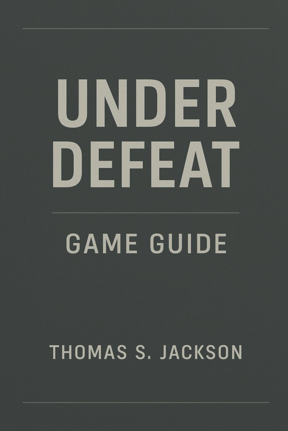 UNDER DEFEAT GAME GUIDE: An expert level walkthrough designed to elevate skills and enhance gameplay performance