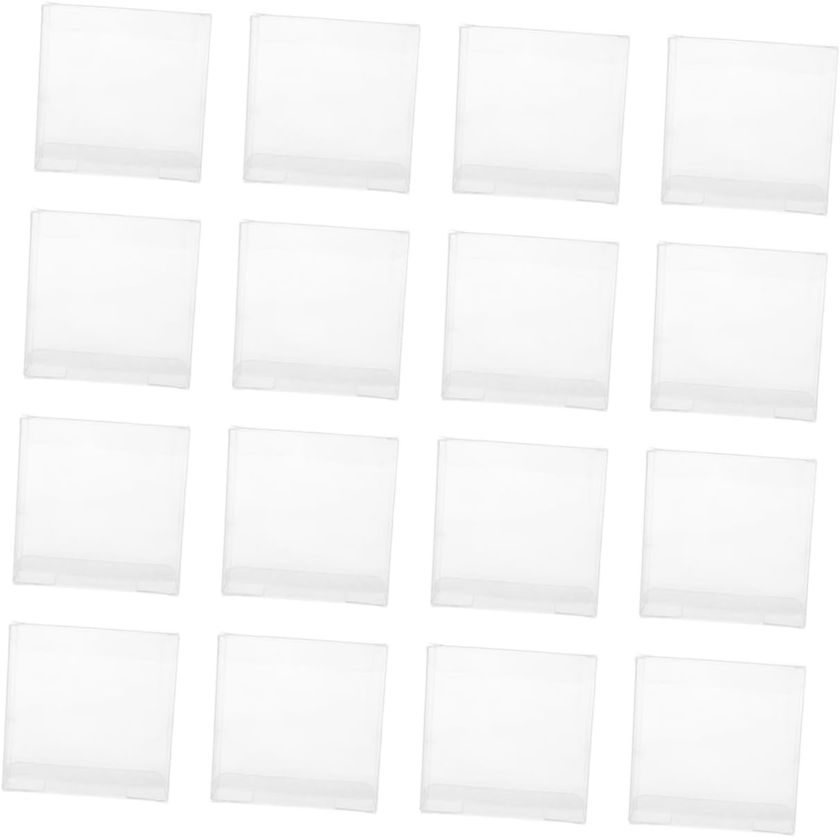 HAKIDZEL 100Pcs Clear Boxes Transparent Favor Boxes for Treats Cookies and Chocolates for Weddings Birthdays and Parties Sturdy Tear Resistant Design